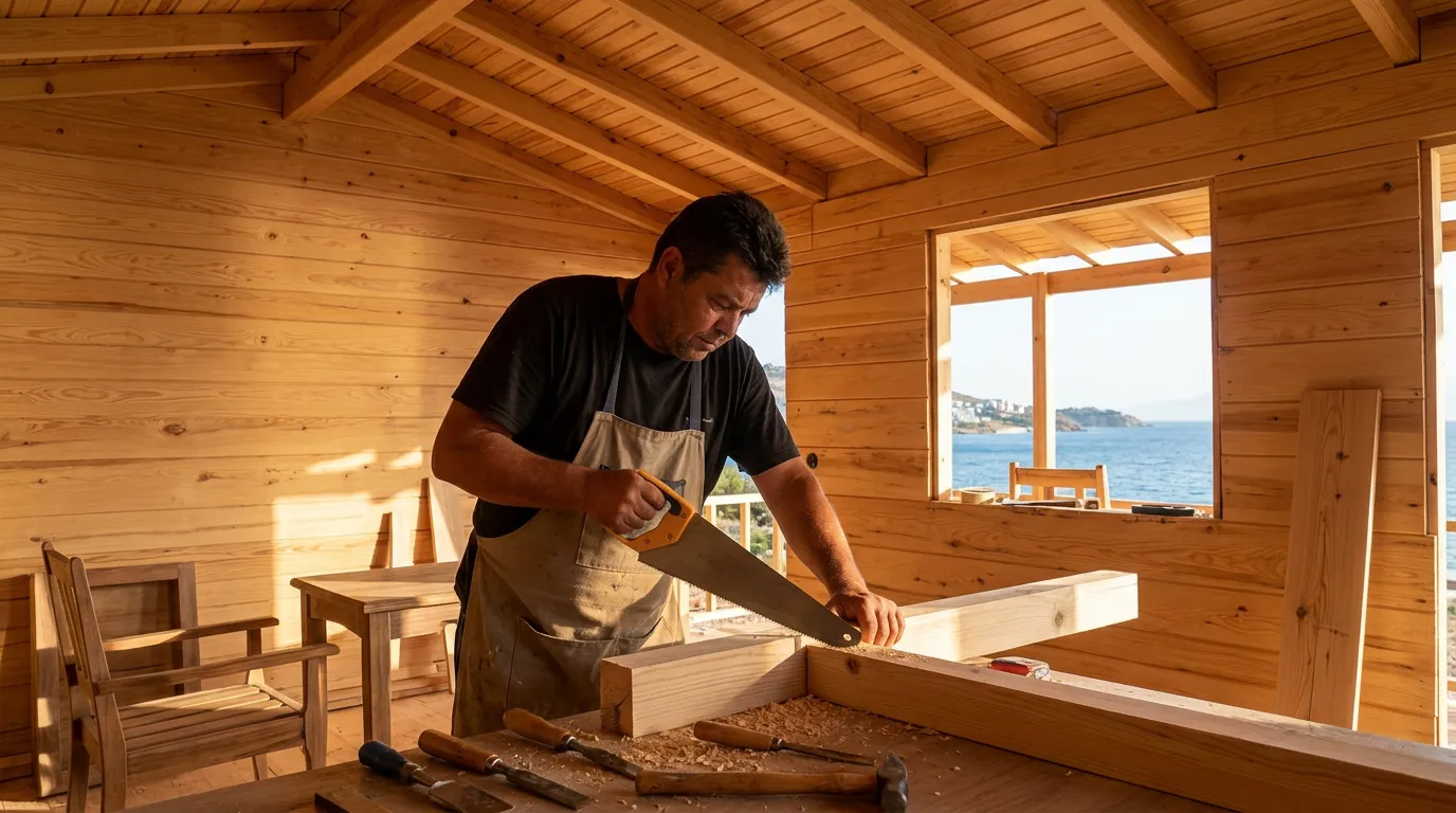 Bodrum Ahşap Ev & Bungalov Yapımı tadilat görseli - Nihat Kızıl AĞA Showroom - Görsel 3