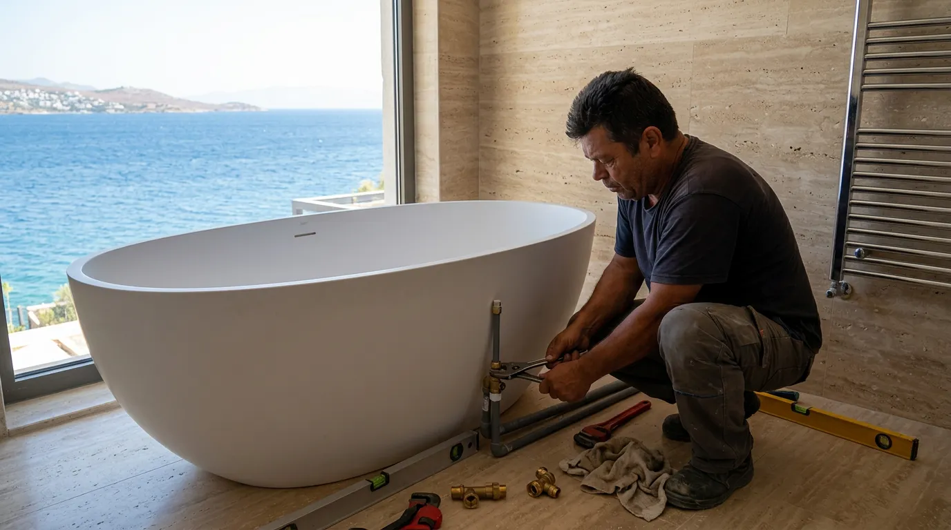 Bodrum Banyo Tadilat tadilat görseli - Nihat Kızıl AĞA Showroom - Görsel 3
