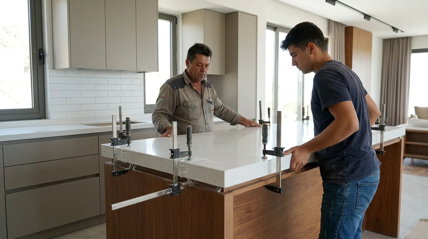 Bodrum Mutfak Yenileme hizmeti - Nihat Kızıl usta tadilat çalışması